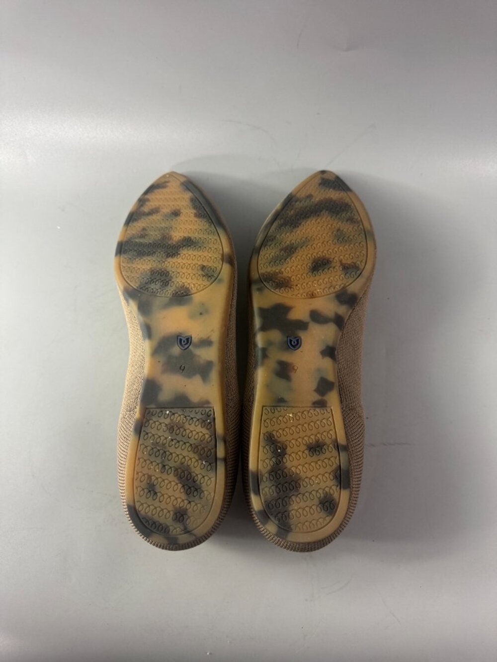 Rothy's The Point II Pointed Toe Flat, Khaki , Size 9 - Picture 9 of 16